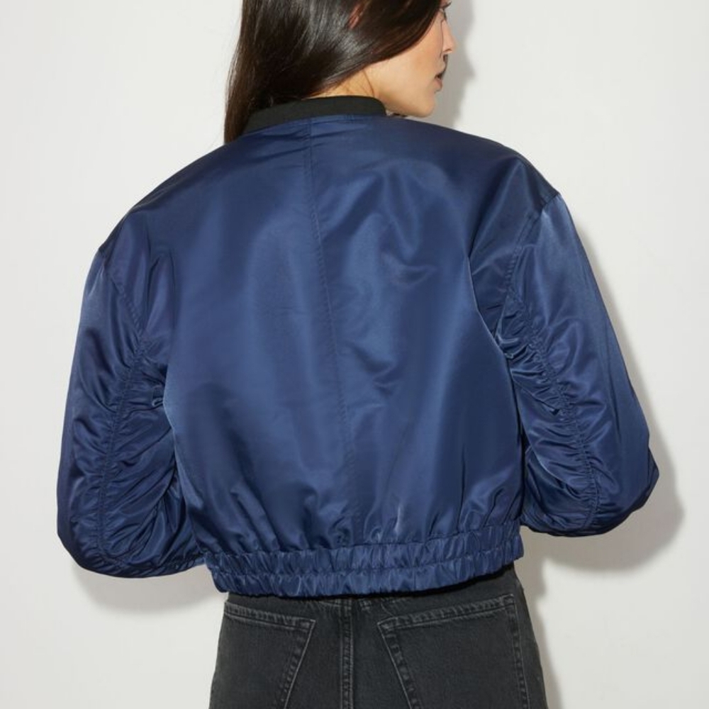 Dynamite Navy Bomber Jacket - Picture 2 of 5